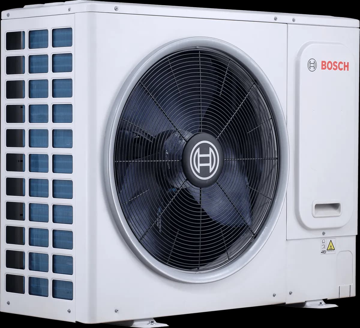 Air Flux 4300A Mini dış ünite, arkadan ısı eşanjörü görünümü