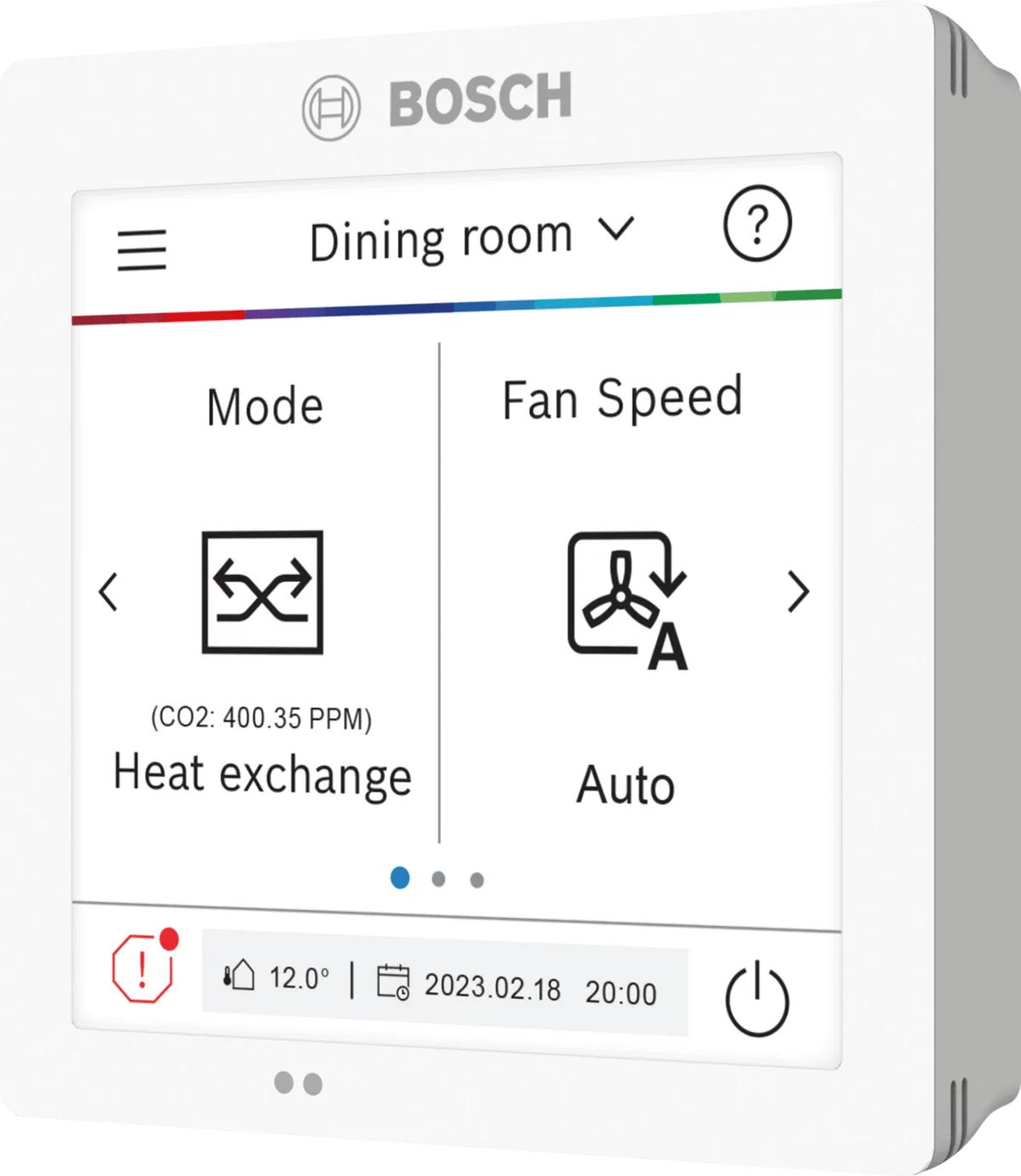 ARC Touch oda kumandası, beyaz renk seçeneği