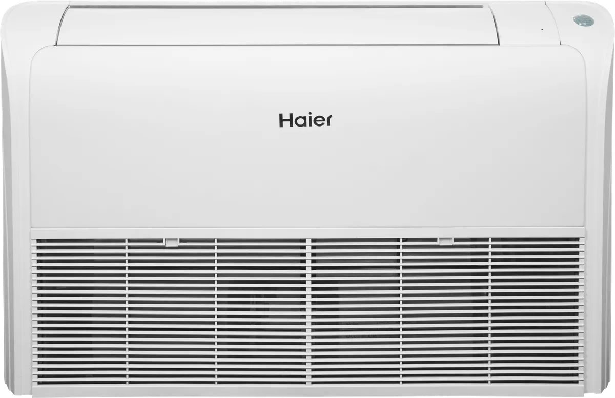 Haier yer-tavan tipi iç ünitenin duvar dibine dik montajı