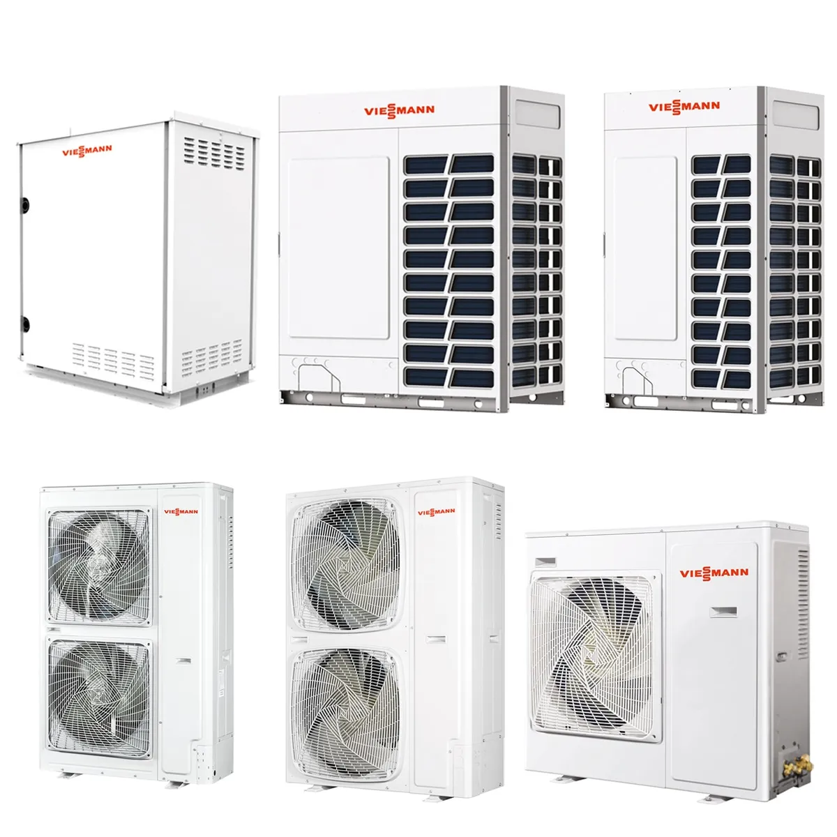 Vitoclima 335-S VRF ürün ailesinin dış üniteleri bir arada